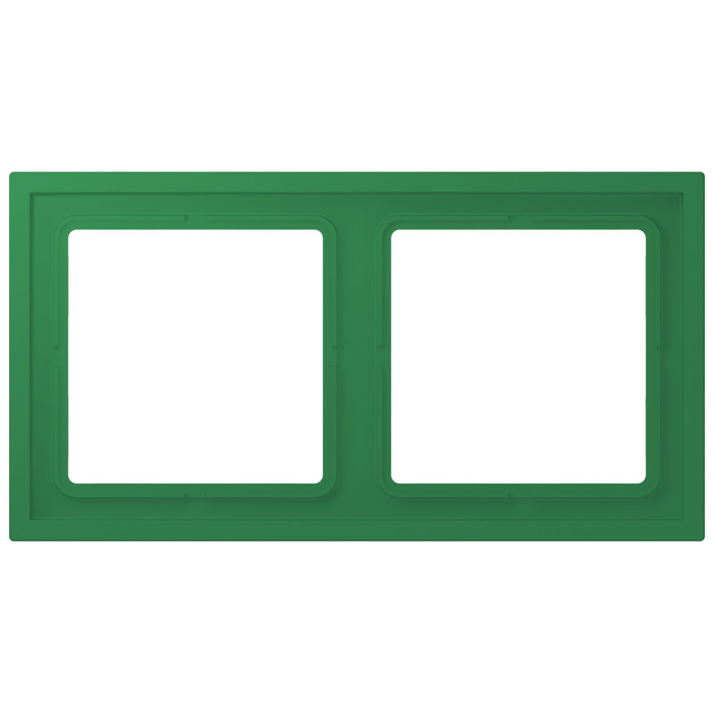 Jung LS range / LS ZERO Afdekraam Zero 2-voudig slagvast LC32050