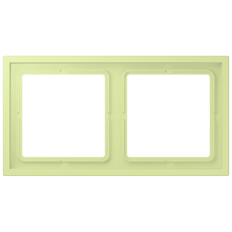 Jung LS range / LS ZERO Afdekraam Zero 2-voudig slagvast LC32053