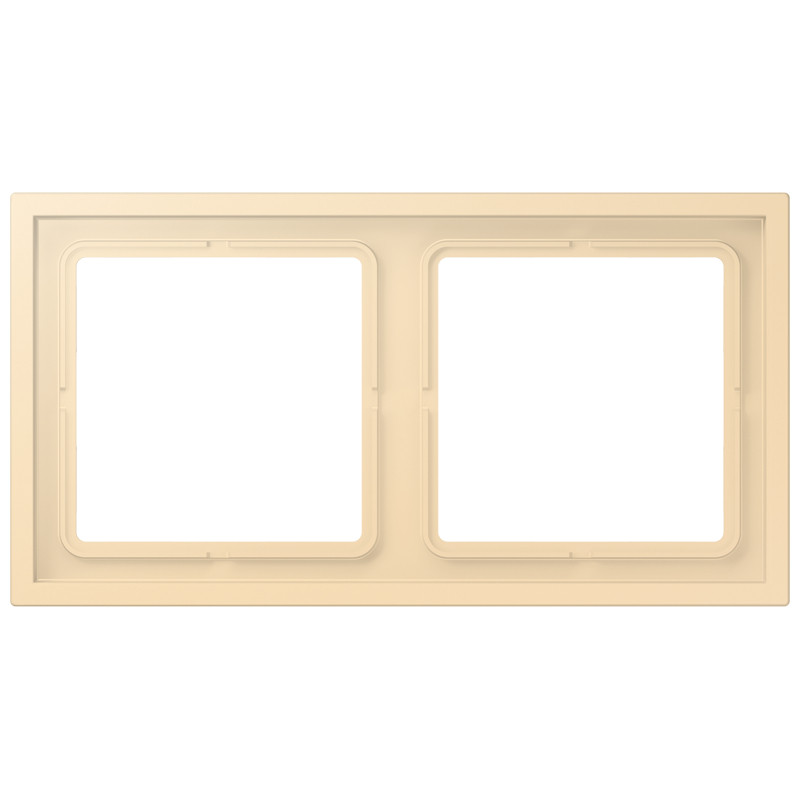Jung LS range / LS ZERO Afdekraam Zero 2-voudig slagvast LC32060