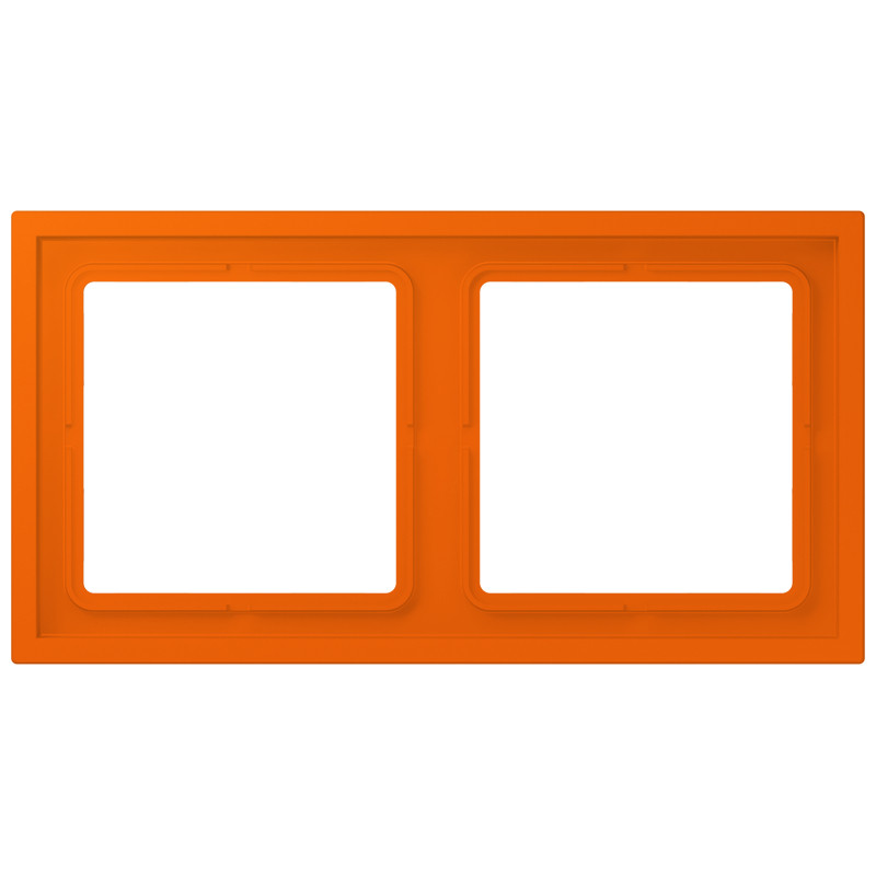 Jung LS range / LS ZERO Afdekraam Zero 2-voudig slagvast LC32080