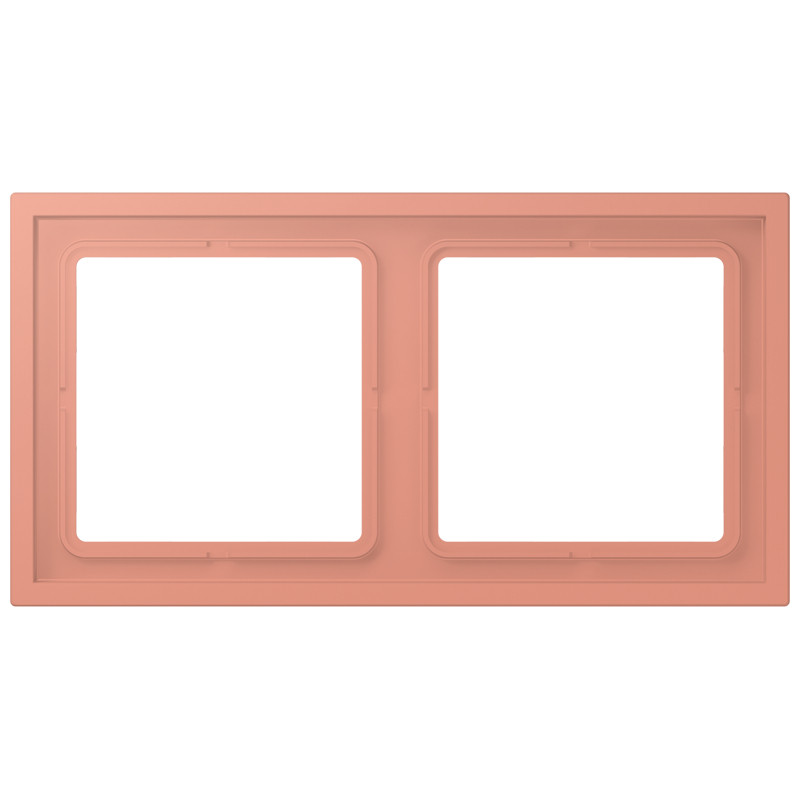 Jung LS range / LS ZERO Afdekraam Zero 2-voudig slagvast LC32111