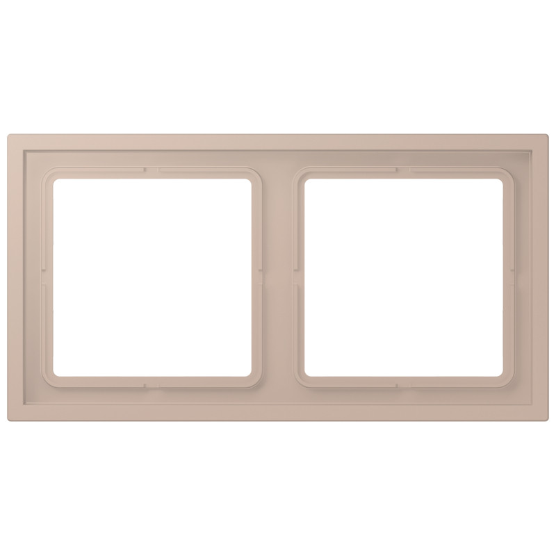 Jung LS range / LS ZERO Afdekraam Zero 2-voudig slagvast LC32131