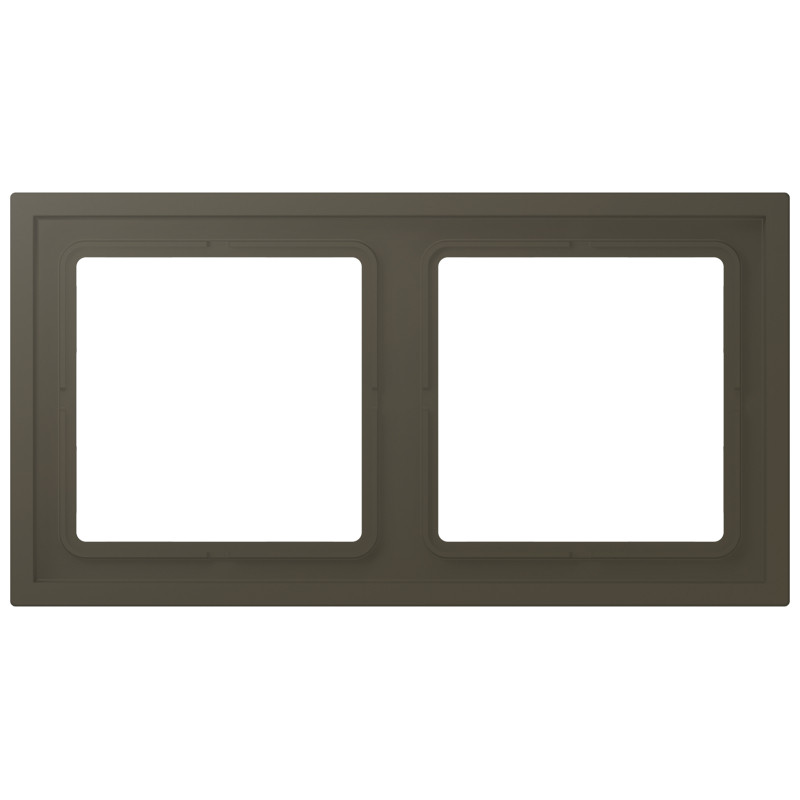 Jung LS range / LS ZERO Afdekraam Zero 2-voudig slagvast LC32140