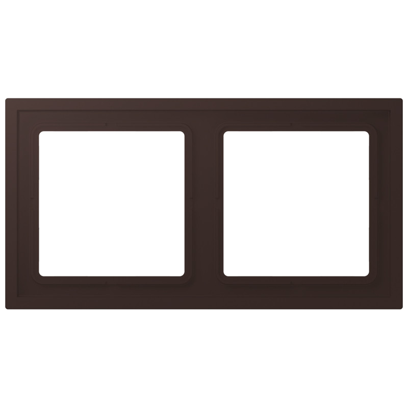 Jung LS range / LS ZERO Afdekraam Zero 2-voudig slagvast LC4320J