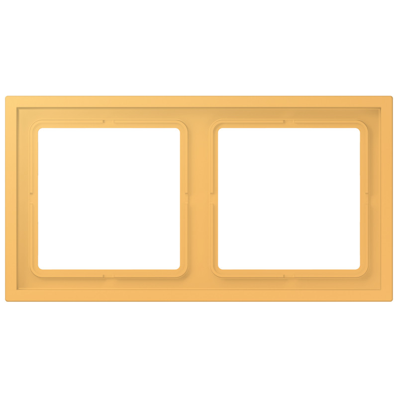 Jung LS range / LS ZERO Afdekraam Zero 2-voudig slagvast LC4320L