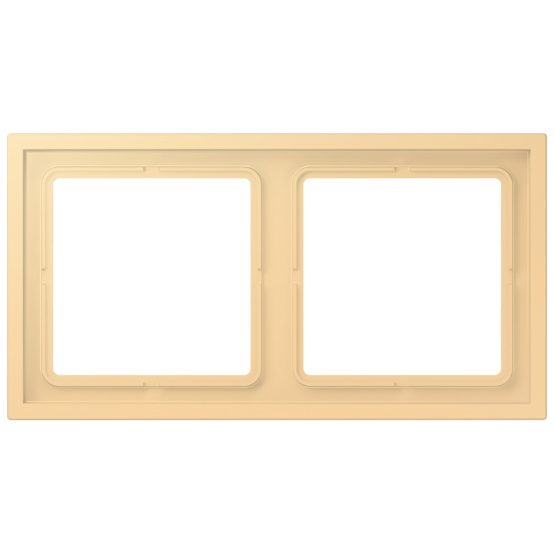 Jung LS range / LS ZERO Afdekraam Zero 2-voudig slagvast LC4320P