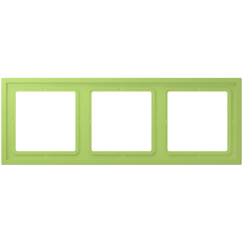 Jung LS range / LS ZERO Afdekraam Zero 3-voudig slagvast LC32052