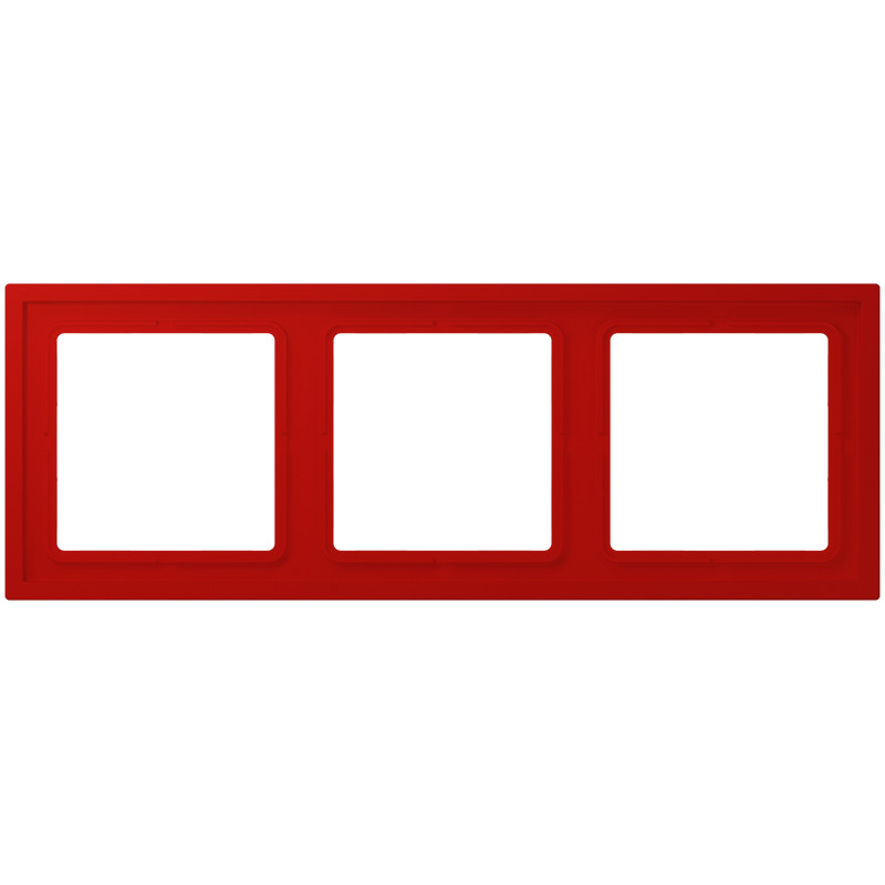 Jung LS range / LS ZERO Afdekraam Zero 3-voudig slagvast LC32090