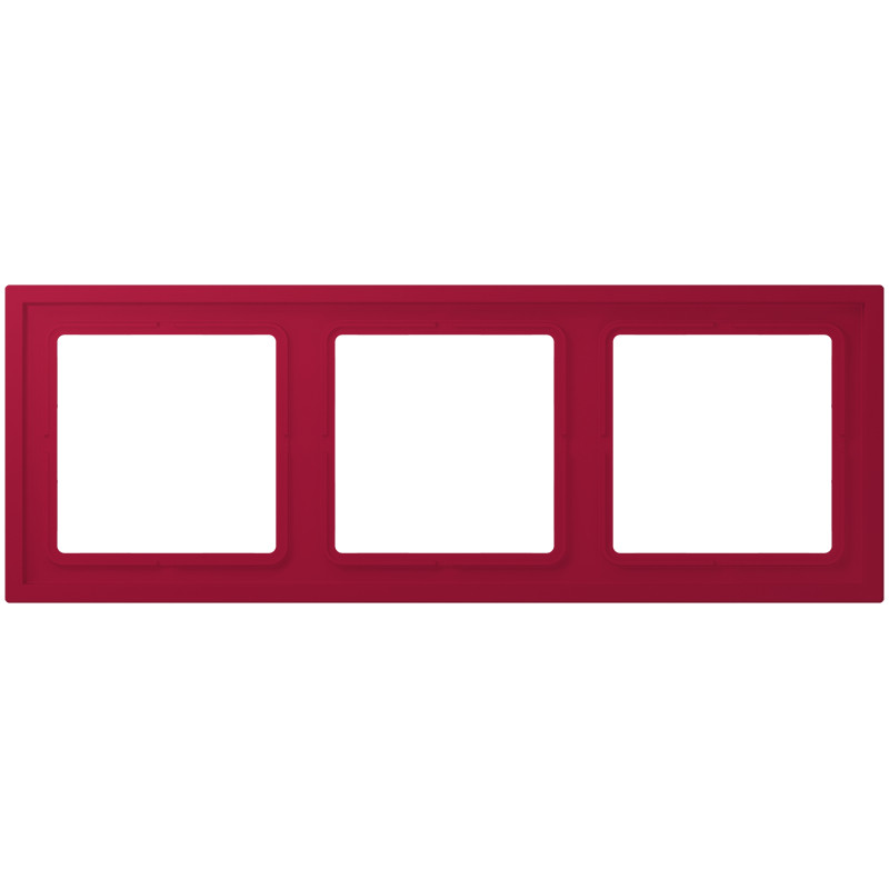 Jung LS range / LS ZERO Afdekraam Zero 3-voudig slagvast LC32100