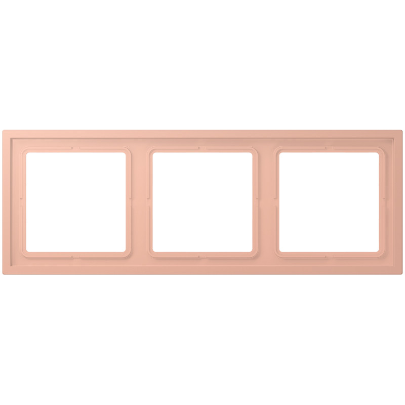 Jung LS range / LS ZERO Afdekraam Zero 3-voudig slagvast LC32102