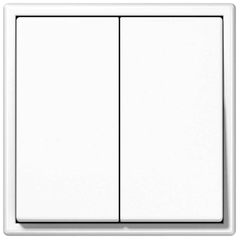 Jung LS range Matter Taster LS 4-kanaals alpine wit