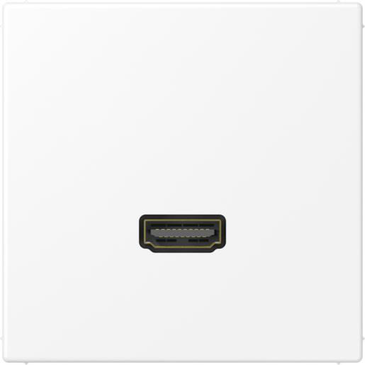 Jung Multimedia-aansluitingen hdmi LS range sneeuwwit mat