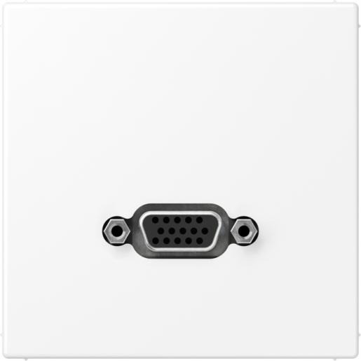 Jung Multimedia-aansluitingen vga LS range sneeuwwit mat