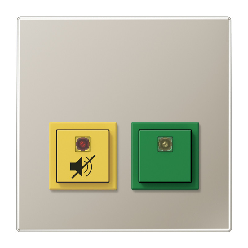 Jung LS range Dienstkamerunit LS990 in edelstaal