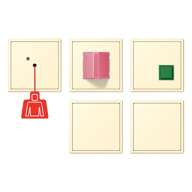 Jung LS range Noodoproepset LC32001 met ups mod.