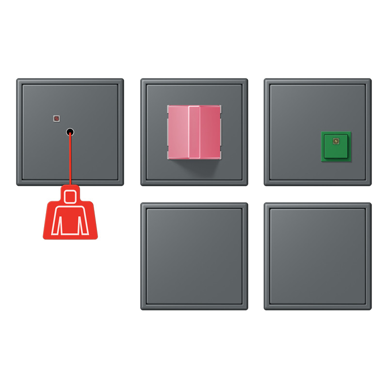 Jung LS range Noodoproepset LC32010 met ups mod.