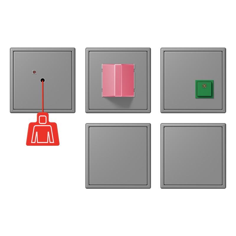Jung LS range Noodoproepset LC32011 met ups mod.