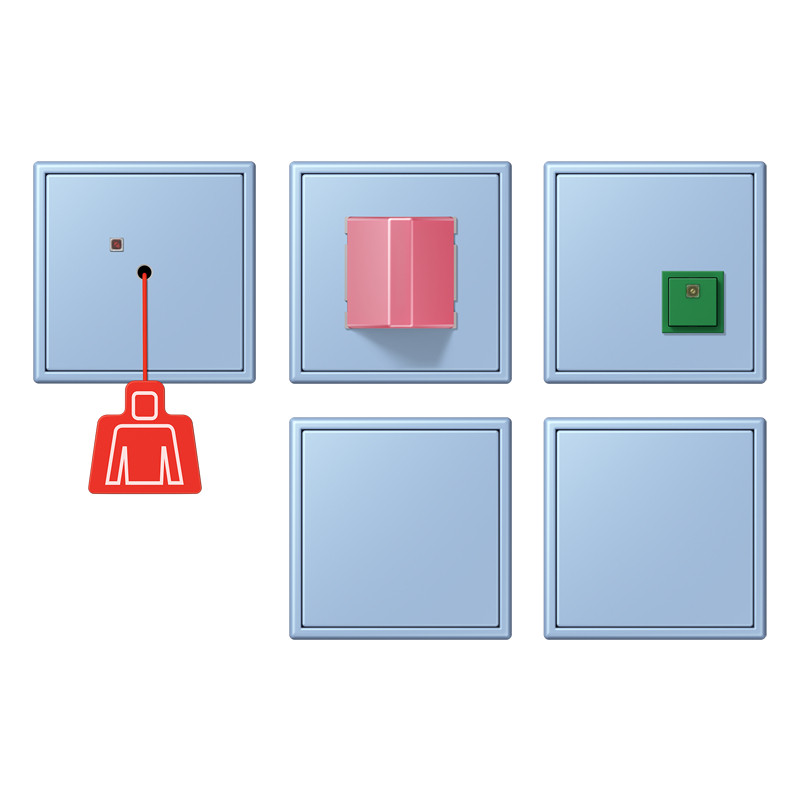 Jung LS range Noodoproepset LC32021 met ups mod.