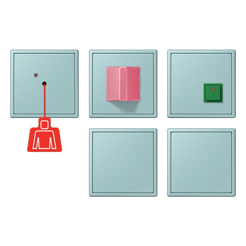 Jung LS range Noodoproepset LC32033 met ups mod.