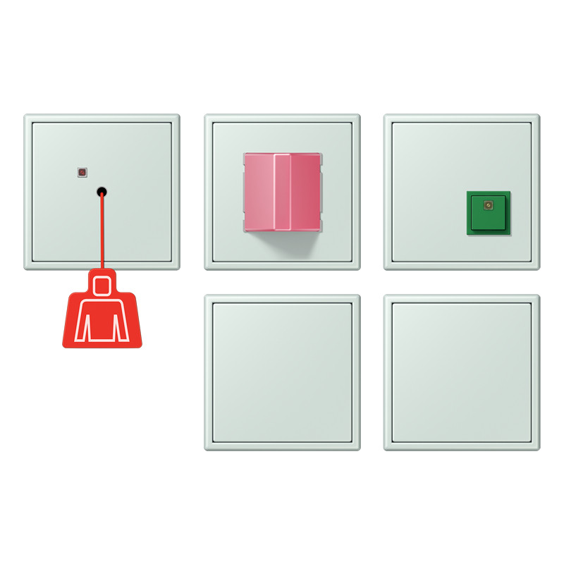 Jung LS range Noodoproepset LC32034 met ups mod.