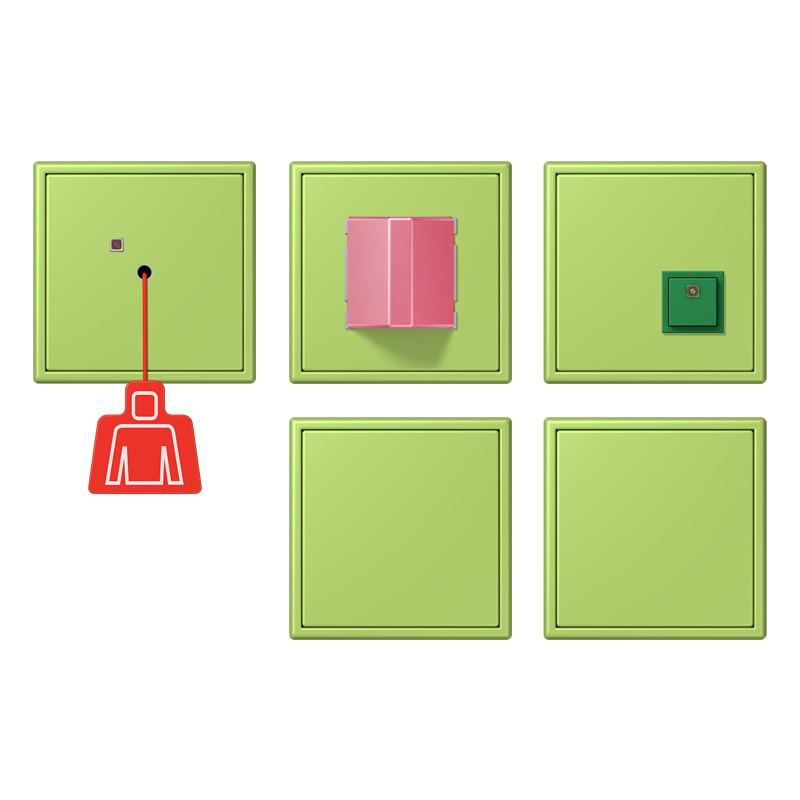 Jung LS range Noodoproepset LC32052 met ups mod.