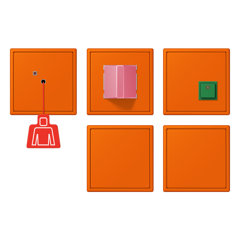 Jung LS range Noodoproepset LC32080 met ups mod.