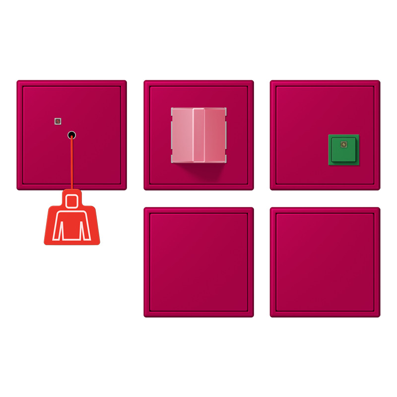 Jung LS range Noodoproepset LC32101 met ups mod.