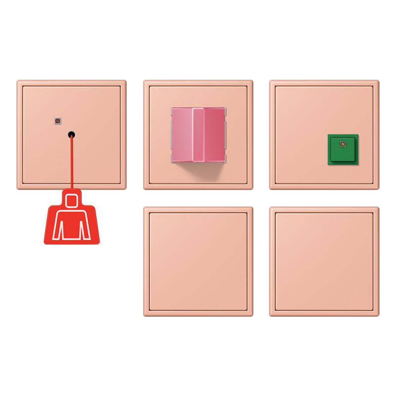 Jung LS range Noodoproepset LC32102 met ups mod.