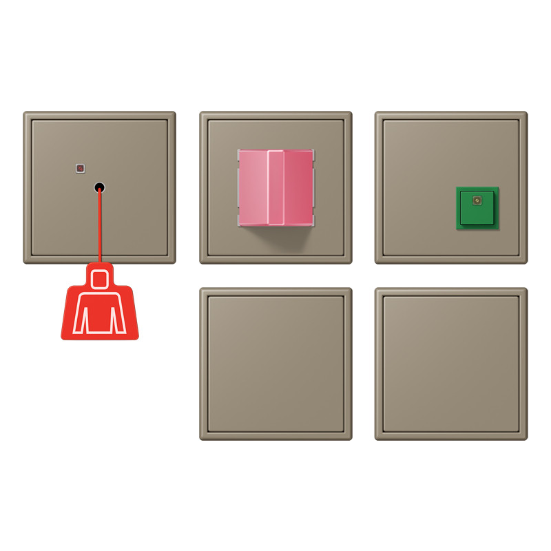 Jung LS range Noodoproepset LC32141 met ups mod.