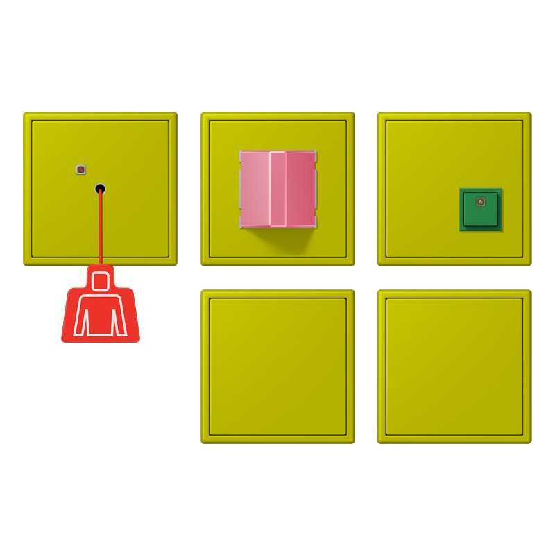 Jung LS range Noodoproepset LC4320F met ups mod.