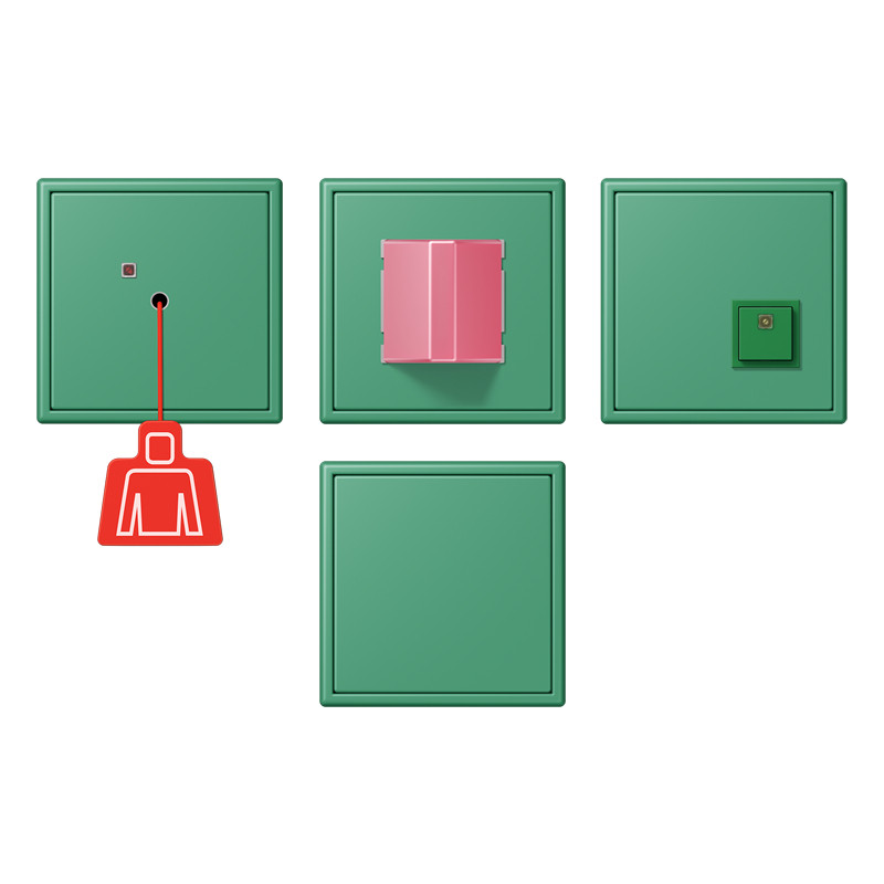 Jung LS range Noodoproepset LC4320G compleet