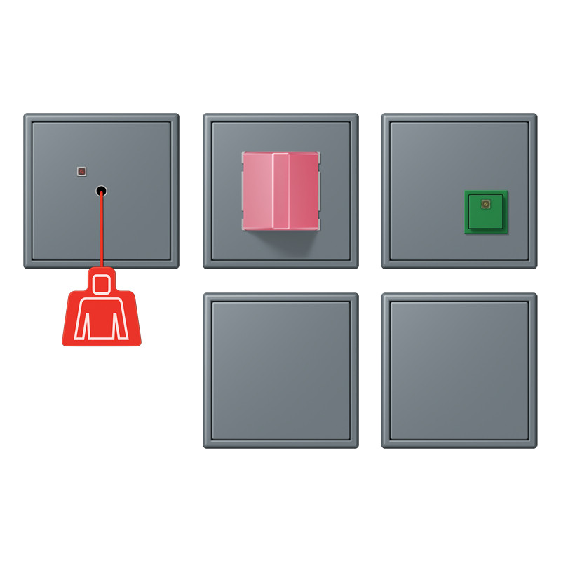 Jung LS range Noodoproepset LC4320H met ups mod.
