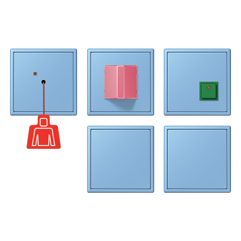 Jung LS range Noodoproepset LC4320N met ups mod.