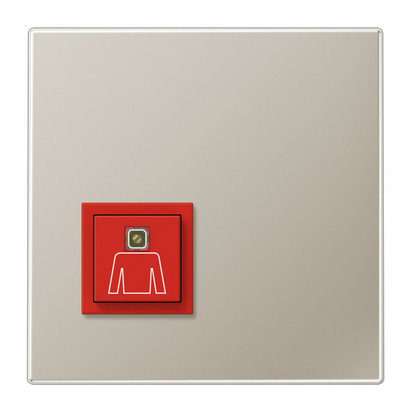 Jung LS range Oproepknop LS990 in edelstaal