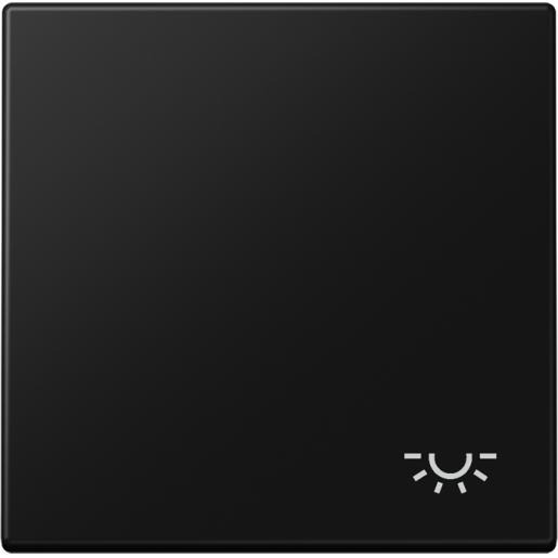 Jung LS range enkele wip aan-/uit-schakelaar zwart