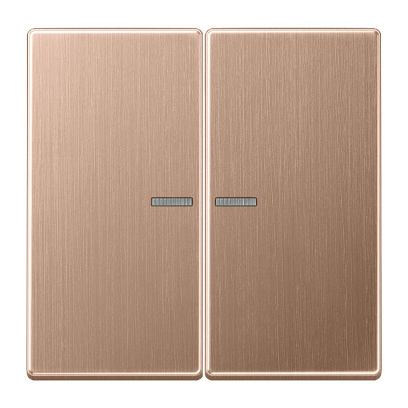 Jung LS range Schakelwip Serie met lenzen LS brons
