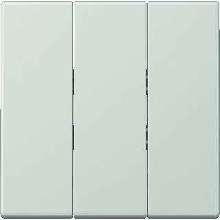 Jung LS range driedelige wip aan-/uit-schakelaar grijs