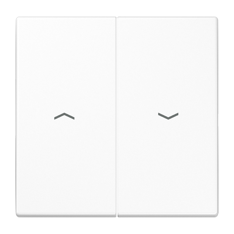 Jung LS range Seriewip LS F10 alpinwit pijlen sil+