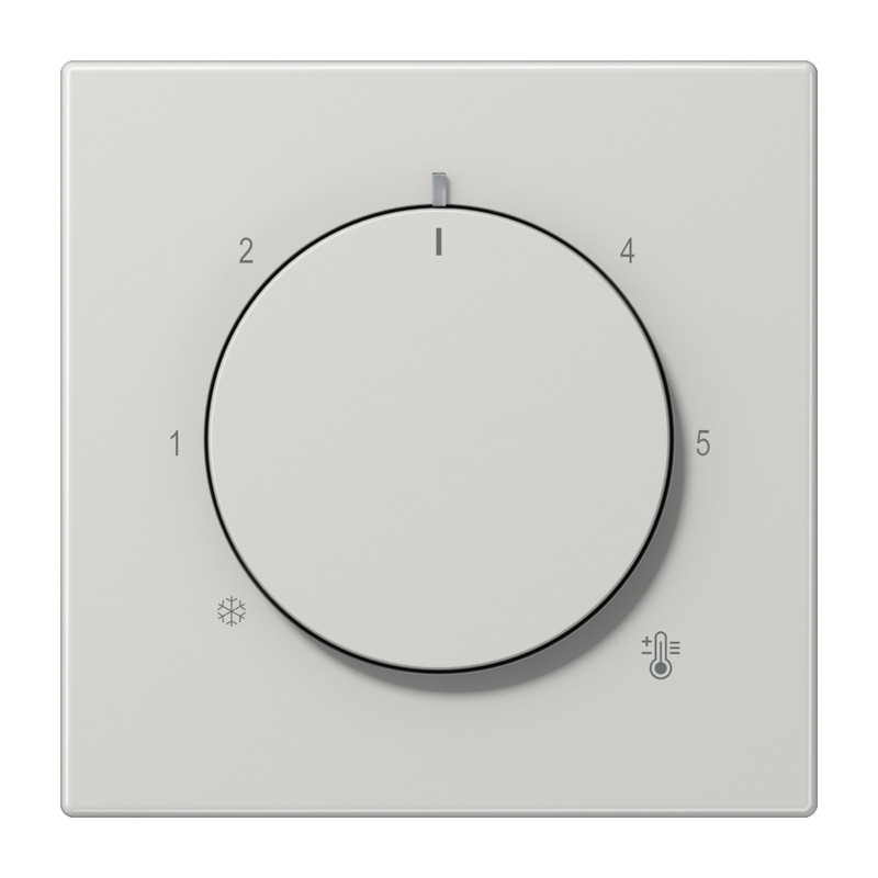 Jung LS range Thermostaatafdekking LS SL.V. lichtgrijs