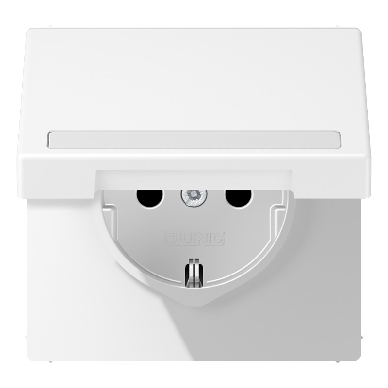 Jung LS range WCD LS, R/A,klapdek, tekstv. sneeuwwit