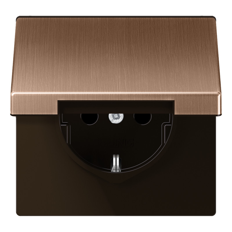 Jung LS range WCD. LS brons M.R/A & klapdeksel & saf+