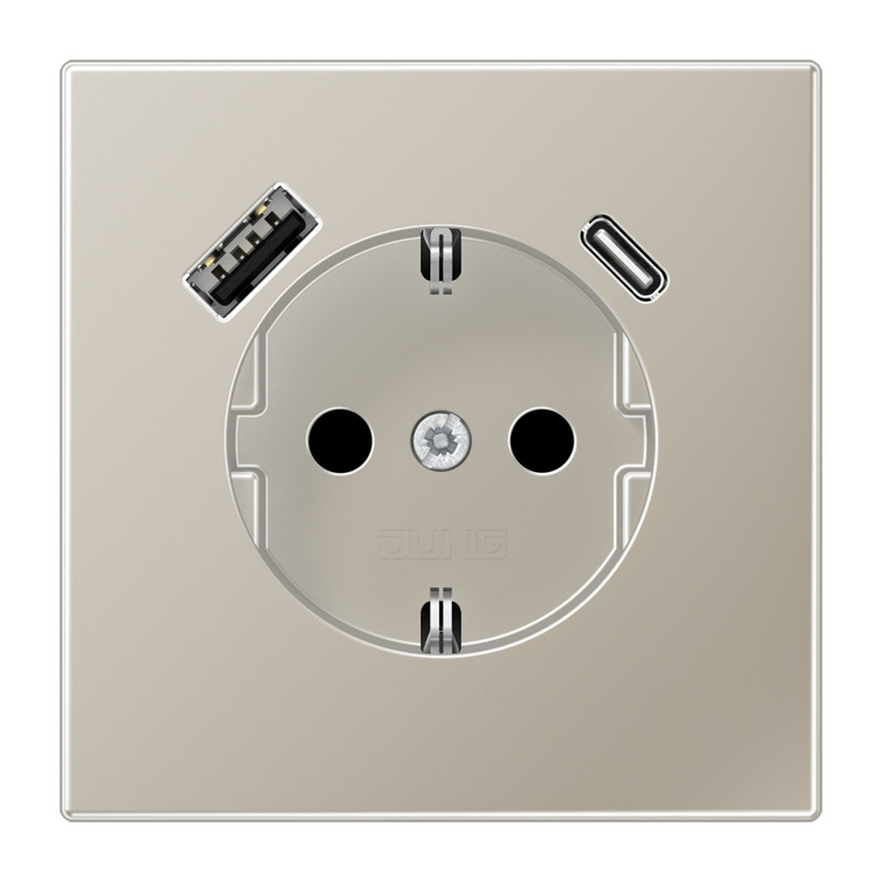 Jung LS range WCD.M.lader LS-edel.gelakt V.usb typea&c