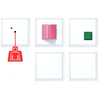 Jung NOODOPR WIT MAT UPS MOD