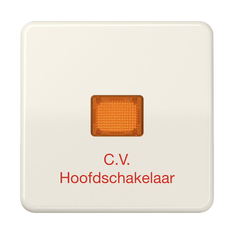 Jung CD universeel bedieningselement aan-/uit-schakelaar enkele wip crèmewit (elektrowit)