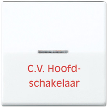 Jung Bedieningselement aan-/uit-schakelaar enkele wip wit