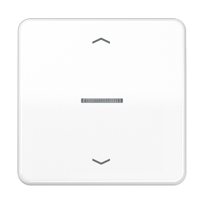 Jung CD range bedieningselement jaloezie enkele wip wit