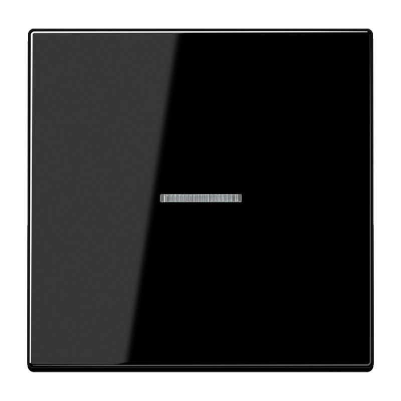 Jung LS range bedieningselement aan-/uit-schakelaar enkele wip zwart