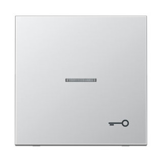 Jung LS range bedieningselement aan-/uit-schakelaar enkele drukker aluminium