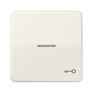 Jung CD500 bedieningselement aan-/uit-schakelaar enkele wip crèmewit (elektrowit)