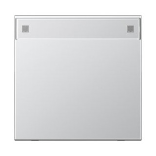 Jung LS range bedieningselement aan-/uit-schakelaar enkele wip aluminium